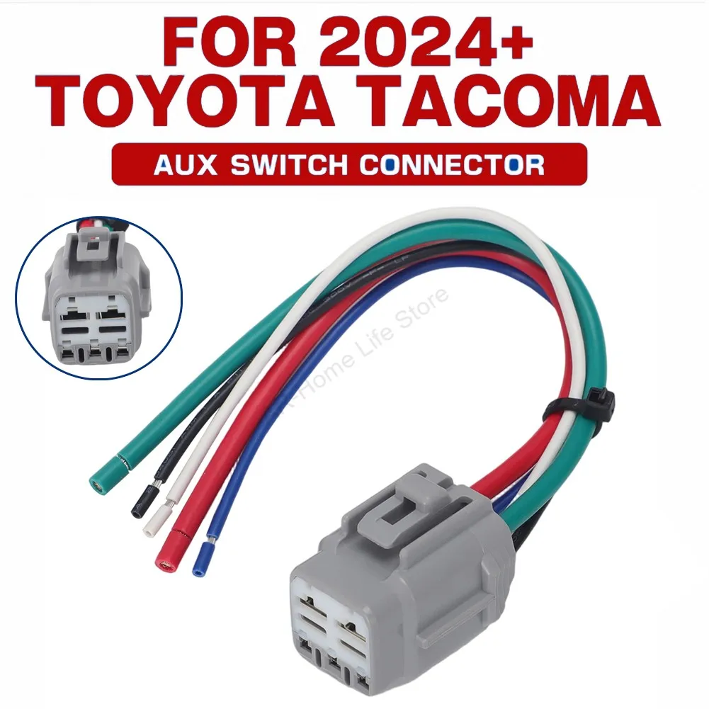 1 Stück Zusatzschalter-Anschluss/Kabelbaum für 2024+ Toyota Tacoma AUX-Stecker Pigtail
