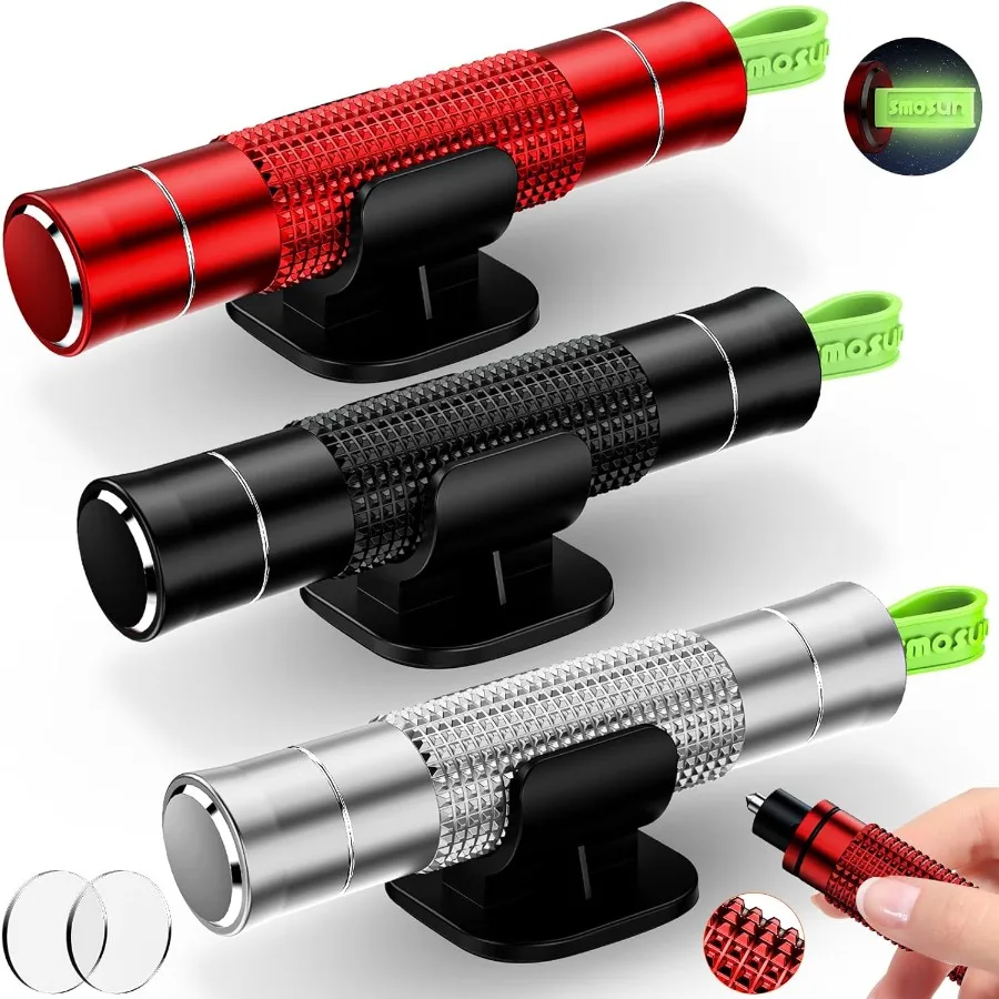 

Safehammer Upgraded Safe Hammer Glass Breaker Under Water Car Hammer Seatbelt Cutter Window Breaker Emergency Escape Tool Safeh