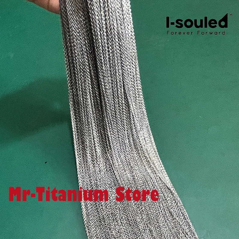 반제품 순수 티타늄 O형 체인 1.2mm-4.5mm DIY 주얼리 제작 저자극성 경량 친환경 도매