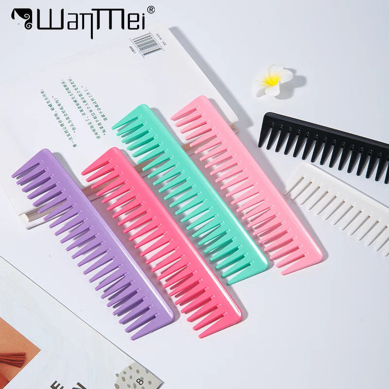 

1pc Wide Tooth Comb Daily Men's Oil Head Back Hairbrush Curly Hair Portable Hair Styling Beauty Tools Salon