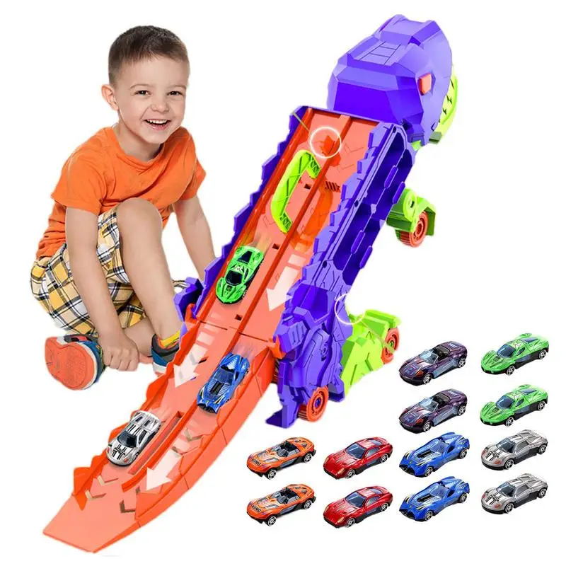 

Dinosaur Car Toys Dinosaur Transport Carrier Trucks Toys Dinosaur Carrier Truck For Creative Playset Goodie Bag Stuffers Kids