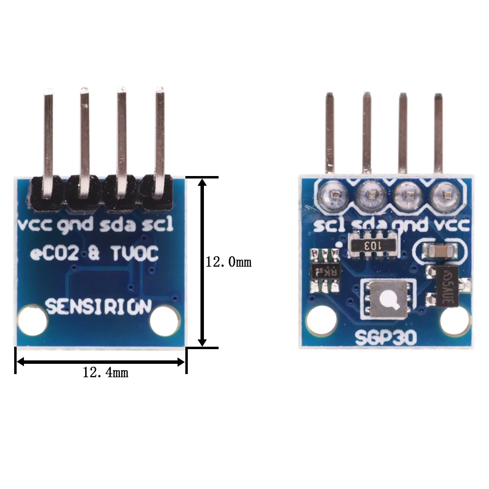 SGP41 SGP30 SGP40 Measurement Air Gas Sensor I2C Multi-pixel TVOC/eCO2 Formaldehyde Carbon Dioxide Detector Tester For Arduino