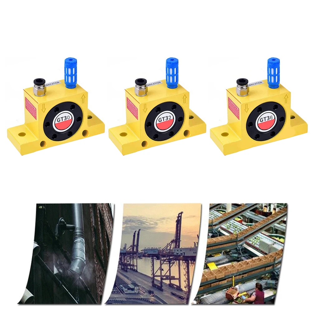 Aluminum Alloy Turbine Pneumatic Vibrator Pure Compressed Air Vacuum Industrial Air Pneumatic Vibrator For  Vibrating Table