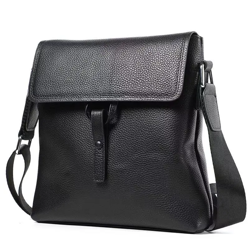 

Мужские сумки через плечо из натуральной кожи с откидной крышкой, маленькие квадратные сумки через плечо, водонепроницаемые винтажные мужские сумки из воловьей кожи, мужские сумки-мессенджеры