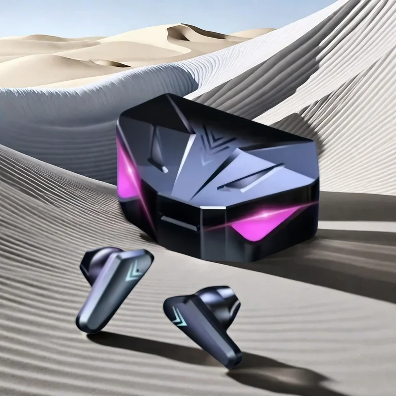 X15 TWS سماعات الألعاب سماعة لاسلكية تعمل بالبلوتوث سماعات مع هيئة التصنيع العسكري باس الصوت تحديد المواقع 9D ستيريو الموسيقى HiFi سماعة للاعبين