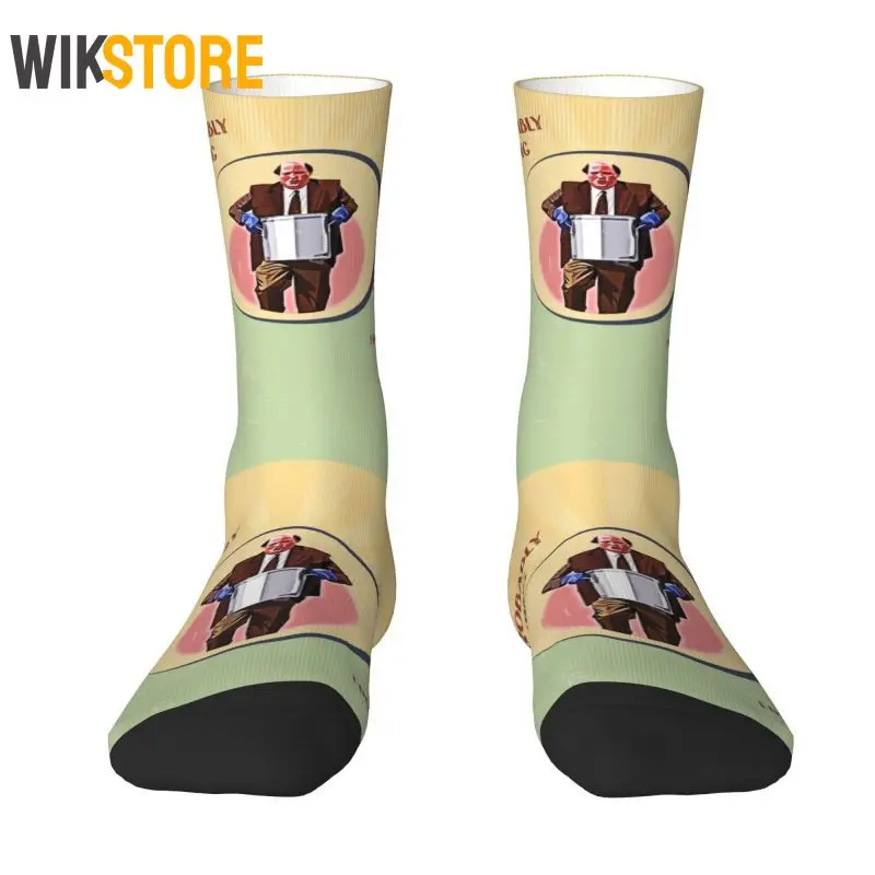 Office TV Kevin's Famous Chili Dress Socks Men Women Funny Novelty The Thing I Do Best Breathable Crew Sock