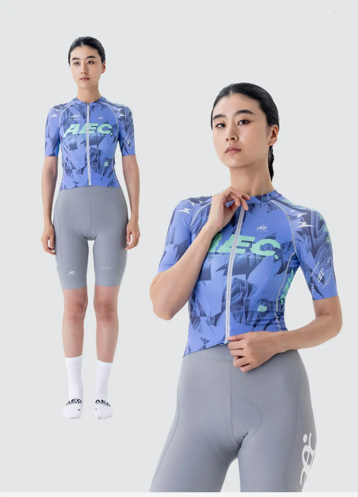 AEC.CYCLIST Herren Kurzarm-Radtrikot Leichtes Schnelltrocknendes Rennrad-Oberteil 2026 MTB Fahrrad Damen Trikot – Detail 14