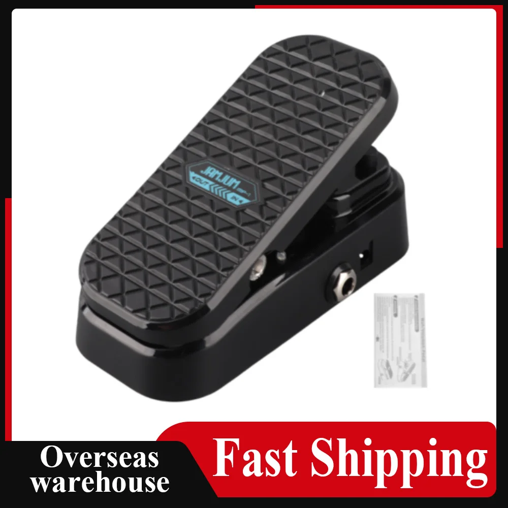 

2-in-1 Guitar Wah Wah & Volume Pedal, Active Circuit with RM Shield Inductor for Clear Tone, See-Through Compact Design