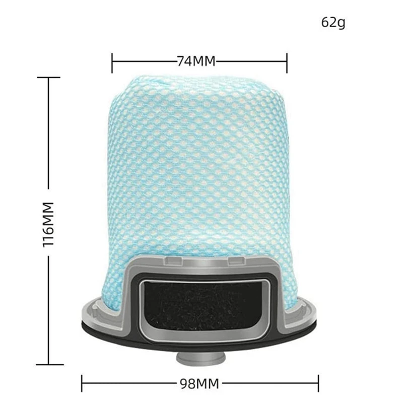 Suction Station Filter For Xiaomi Roborock S7, S7+, T7, T7plus Vacuum Cleaner Filter