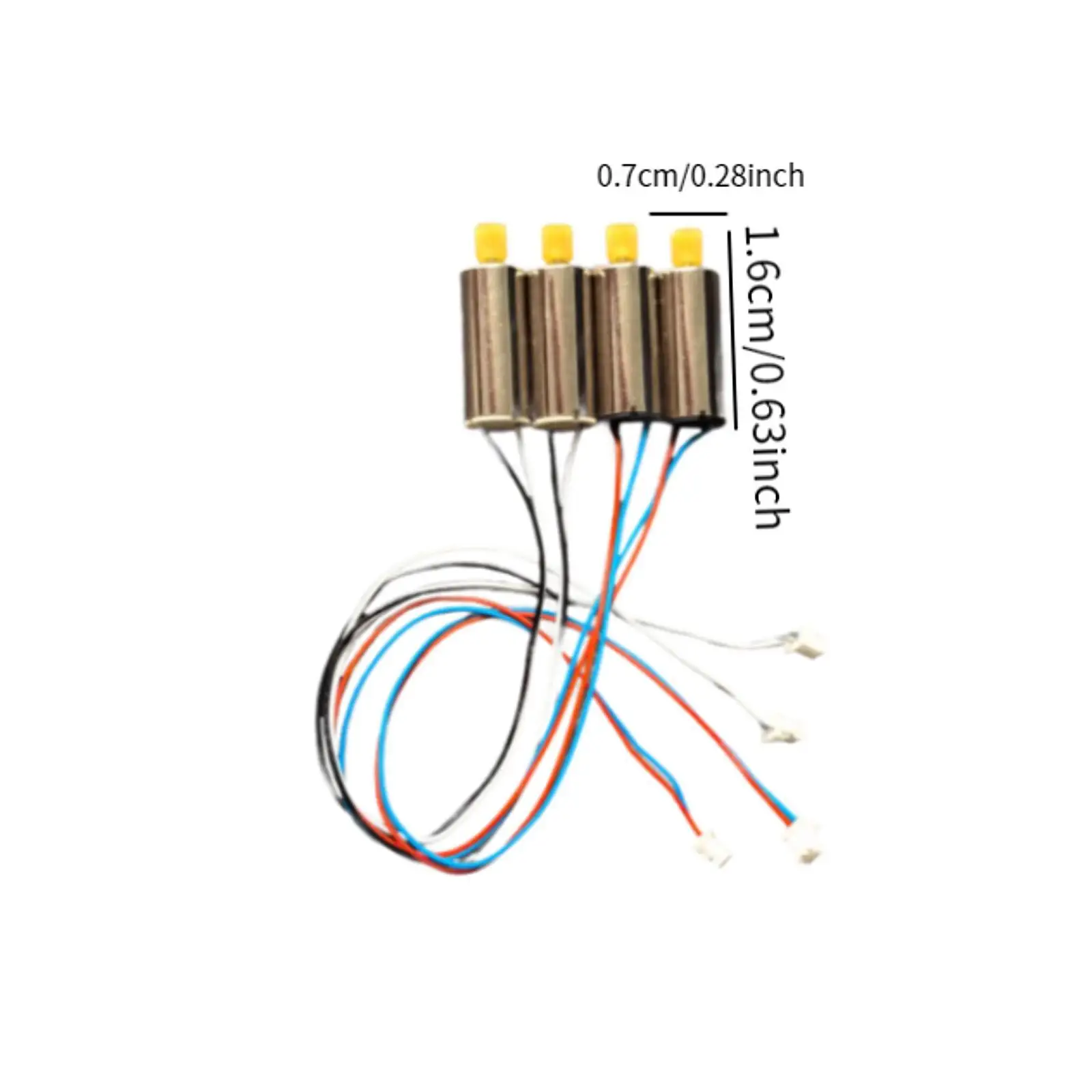 4x Set braccio motore drone Parti di ricambio drone RC per telaio corpo K7 S97 Facile installazione Parti di ricambio professionali Accessori