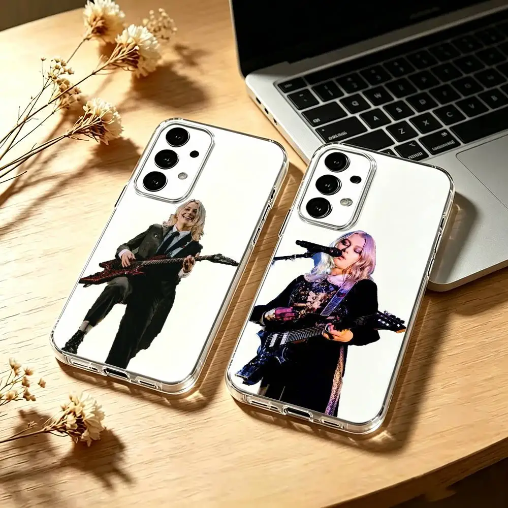 Popular-Singer-P-Phoebe-Bridgers Phone Case For Samsung S25,S24,S21,S22,S23,S30,Ultra,S20,Plus,Fe Transparent Cover