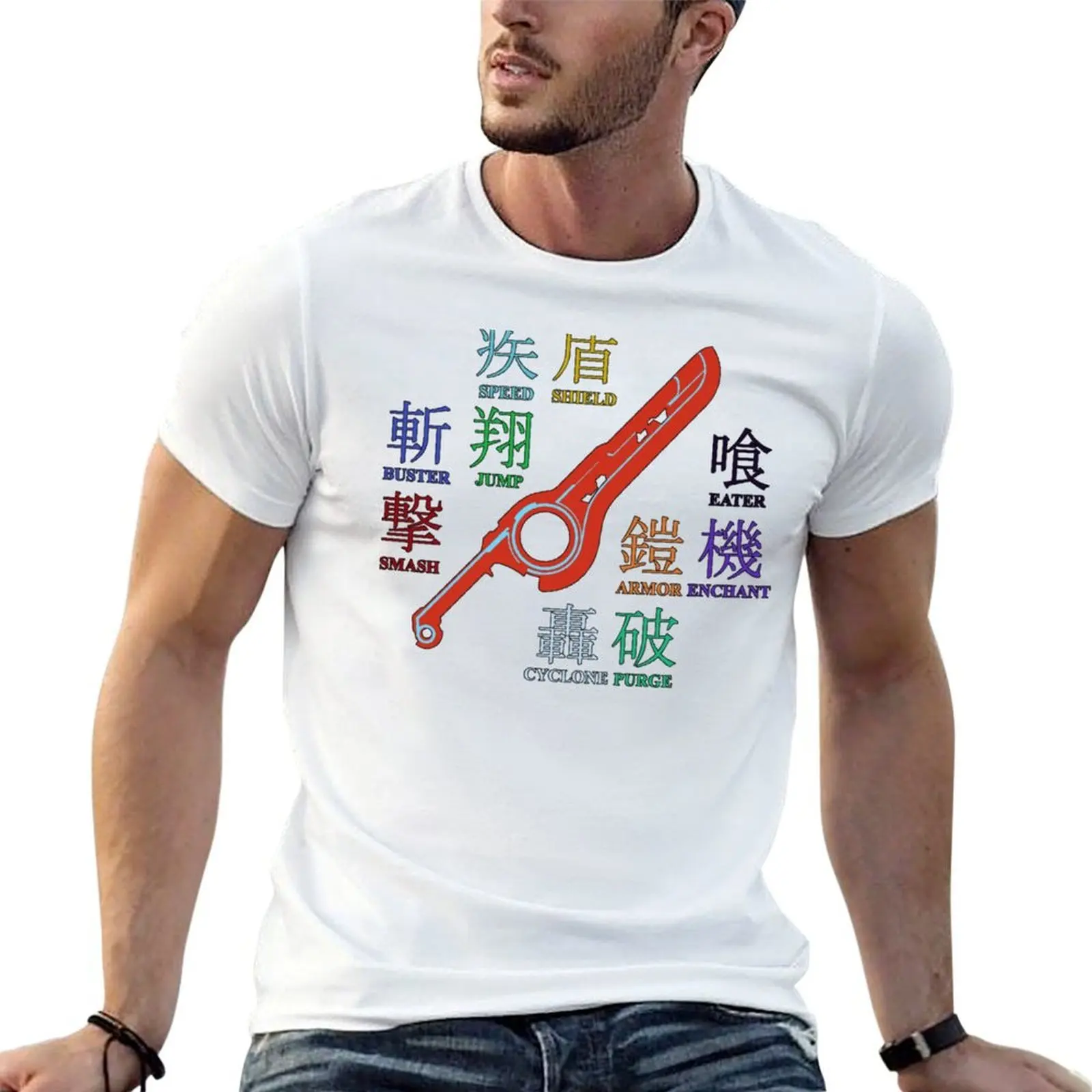 

t summer ARTS shirt 100% man man shirts graphic t MONADO cotton shirt Chronicles Xenoblade t T-Shirt man