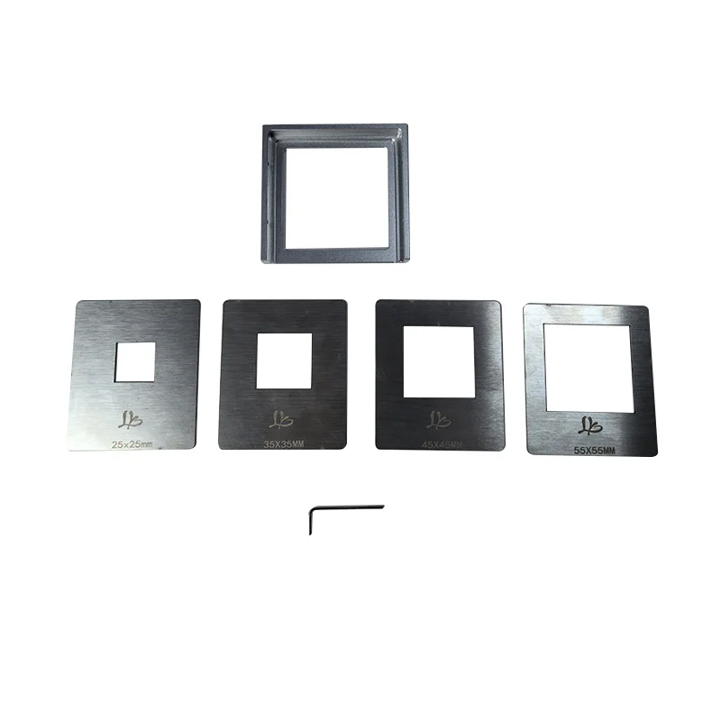 NEW 2026 V2.0 LY IR BGA Mate Reflector Cover Kit, 4‑Sizes Universal Upper Heater Reflectors for Infrared BGA Rework Station Kits