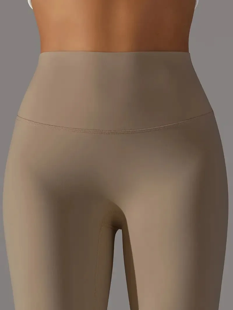 Leggings da yoga senza cuciture a vita alta Pantaloni da pancia a compressione elastica ad asciugatura rapida da donna Allenamento da corsa Abbigliamento sportivo dimagrante