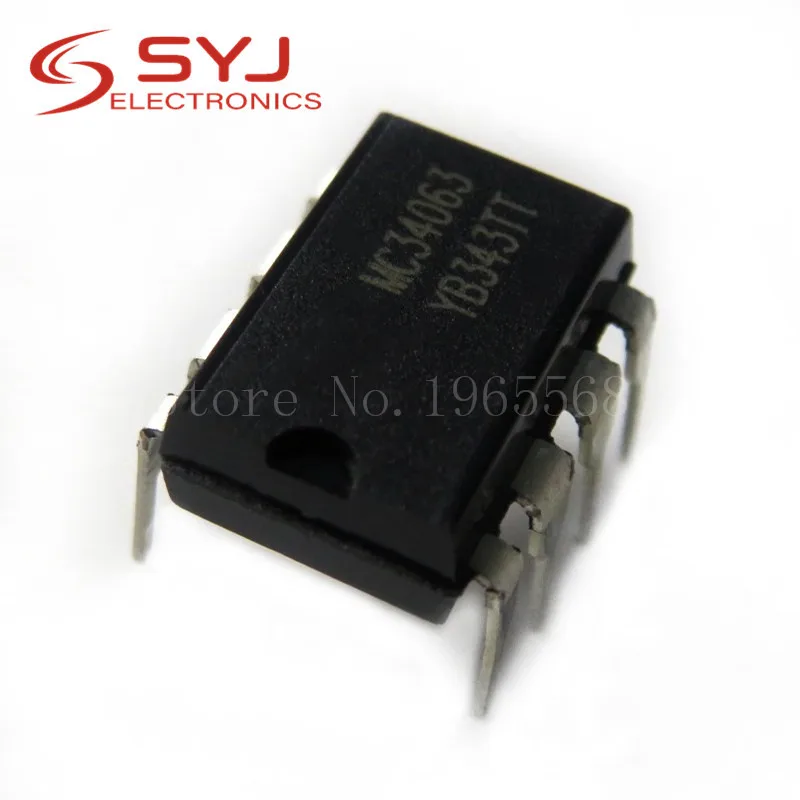 10pcs/lot MC34063API MC34063A MC34063 34063 KA34063A KA34063  DIP8 DIP Boost or buck  DC/DC converter In Stock