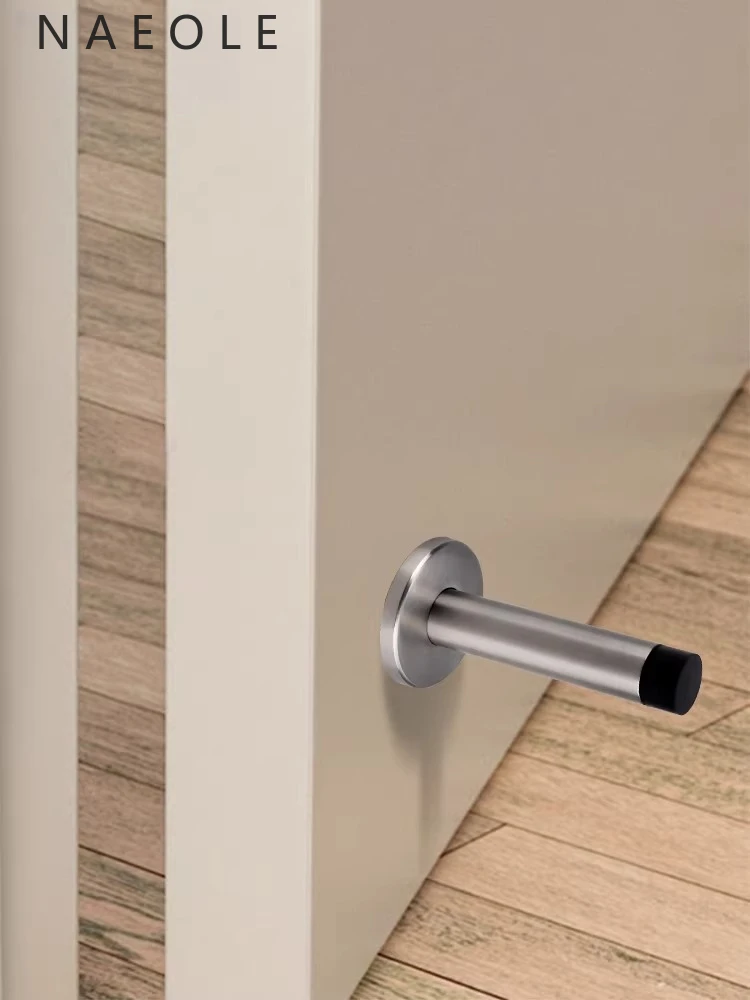 Help Open The Door To Prevent Wind and Collision 304 Stainless Steel Extended Door Top Bedroom Bathroom Wooden Glass Universal