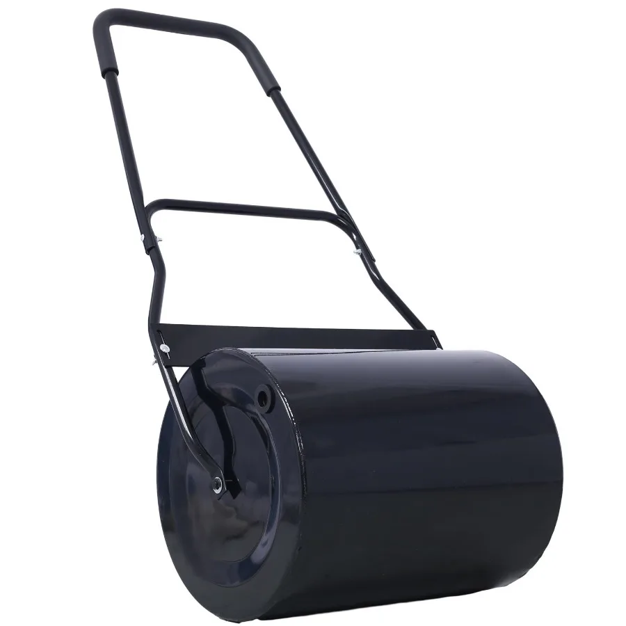 

Lawn Roller 16 Gallon HeavyDuty Tow Behind Water Sand Filled Sod Drum Roller for Garden Yard Park