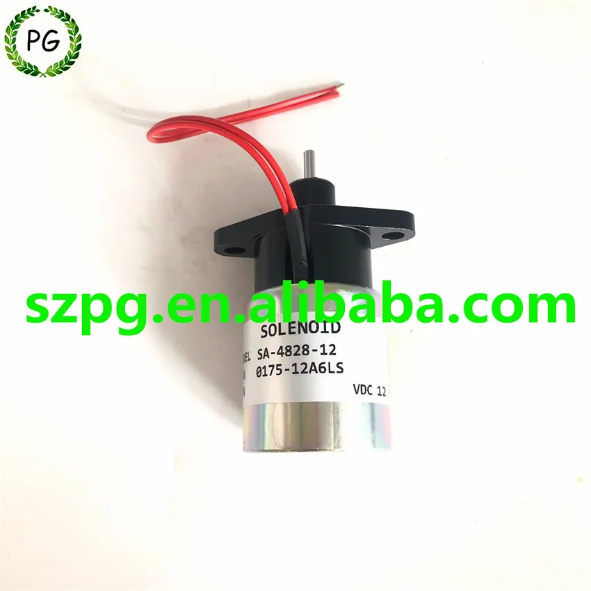 0175-12A6LS 12V Stop Solenoid Actuator SA-4828-12 For Kubota V3300 Engine