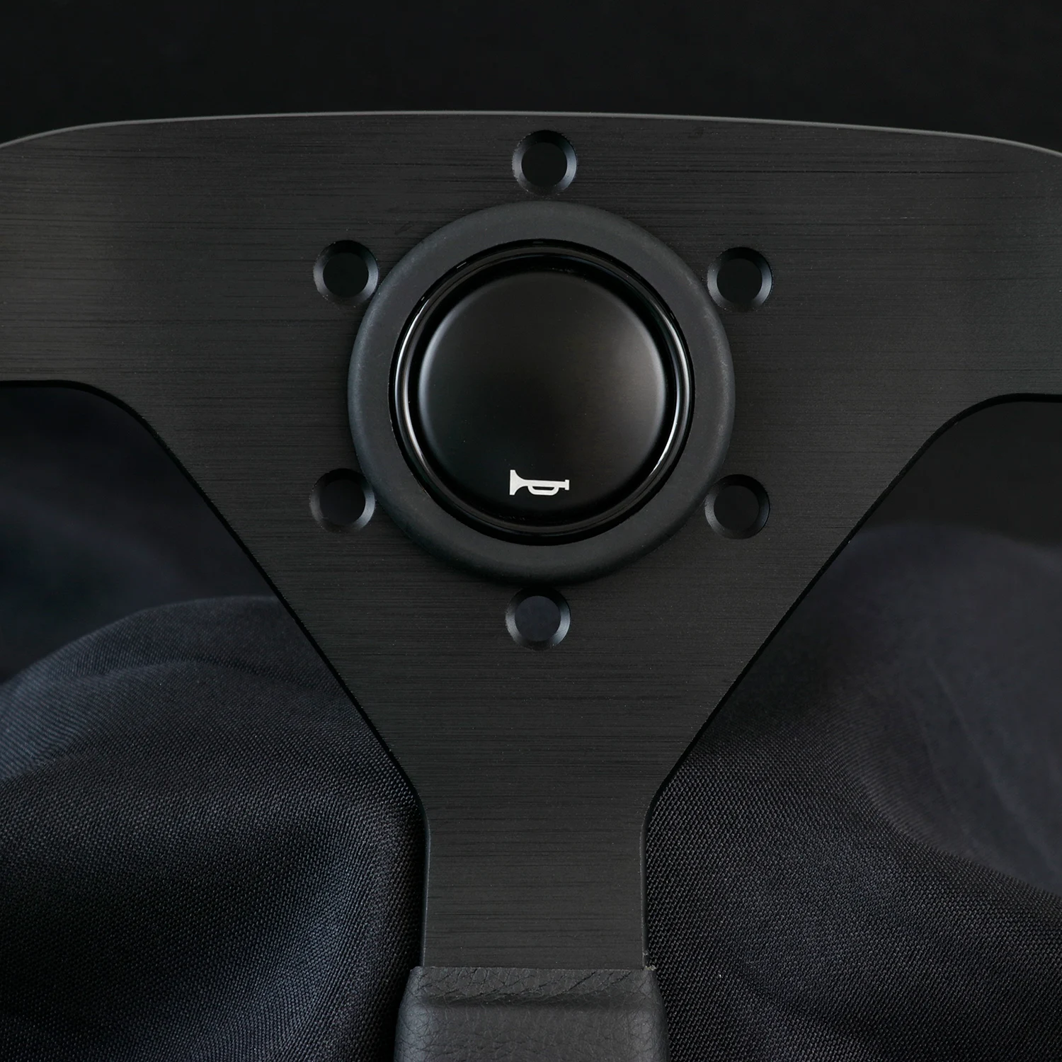 BLACK EDITION Style High Performance Sport Steering Wheel Horn Button Fit for MOMO OMP NRG SPARCO VERTEX