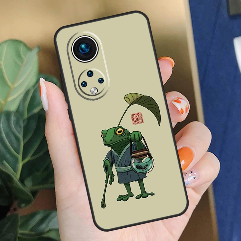 حافظة الضفدع وابنه لهاتف Honor X8b X9b X9a X8a X8 X9 X9c 50 70 90 Lite Honor 200 Pro Magic 7 5 6 Lite Cover