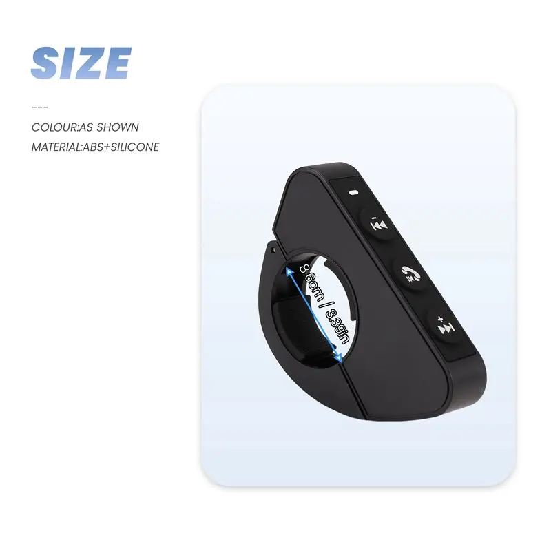 24-Hour Delivery 2X Bluetooth Wireless Remote Control For Motorcycle Helmets Handlebar Control Keypad Remote Control Connect To