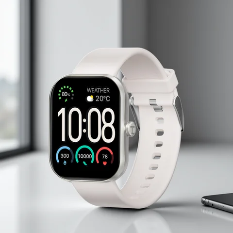 HAYLOU Watch S6 Smartwatch 2.01" HD Display Smart Watch Bluetooth Voice Callings IP68 Waterproof Fitness Tracking Smartwatch