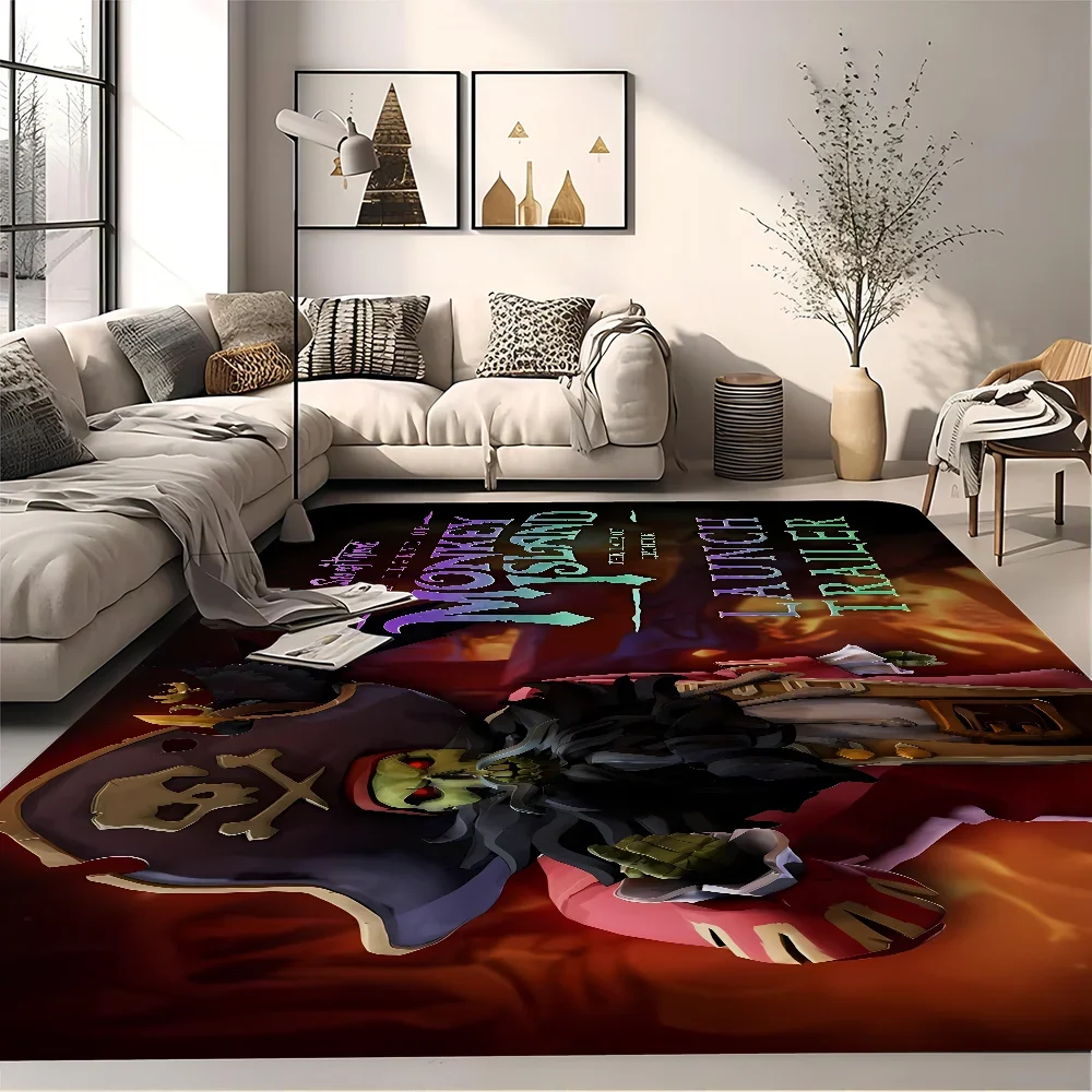 Game The Secret Monkey Island Metal Entrance Nordic Style Bedroom Living Room Doormat Home Balcony Anti-Slip Modern Home Decor