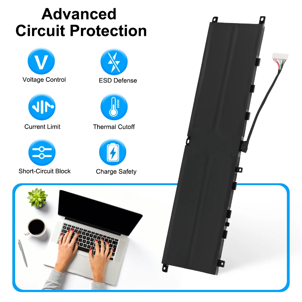KingSener BTY-M6M Laptop Battery For MSI Creator 15 A10SD A10SF GS66 Stealth 10SFS 10SGS 10SE-045 10UG GE66 Raider 10SFS WS66