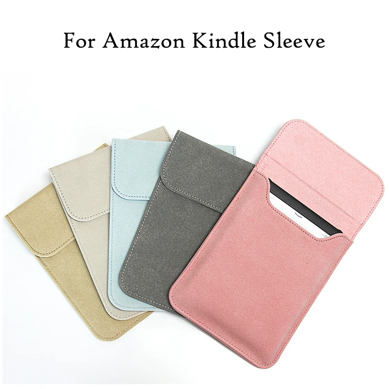 

For 6 6.8 7 inch e-Reader Sleeve, PU Leather Ultra Slim Carrying Case, Pouch Case for Kindle Paperwhite 11th 7" Sleeve Pouch