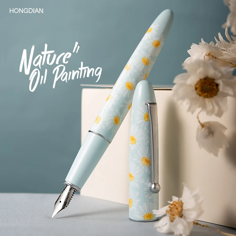 

LT Hongdian C3 Nature Oil Painting Fountain Pen Students Office Signature Creative Design Series