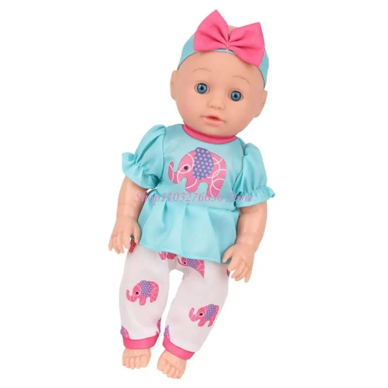 R6FD 30 vinilos blandos Reborns Figurine Toy para preescolar con vida Diseño Muñeca juego imaginativo para niños