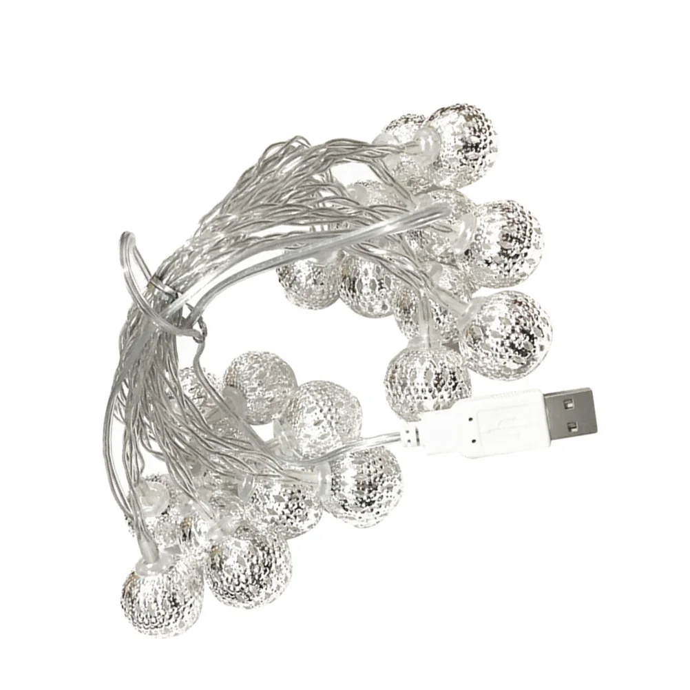 20 LED الكرة الجنية أضواء الدافئة الأبيض غلوب سلسلة أضواء لحفل الزفاف عطلة الطرف في الهواء الطلق الديكور الداخلي كفاءة في استخدام الطاقة