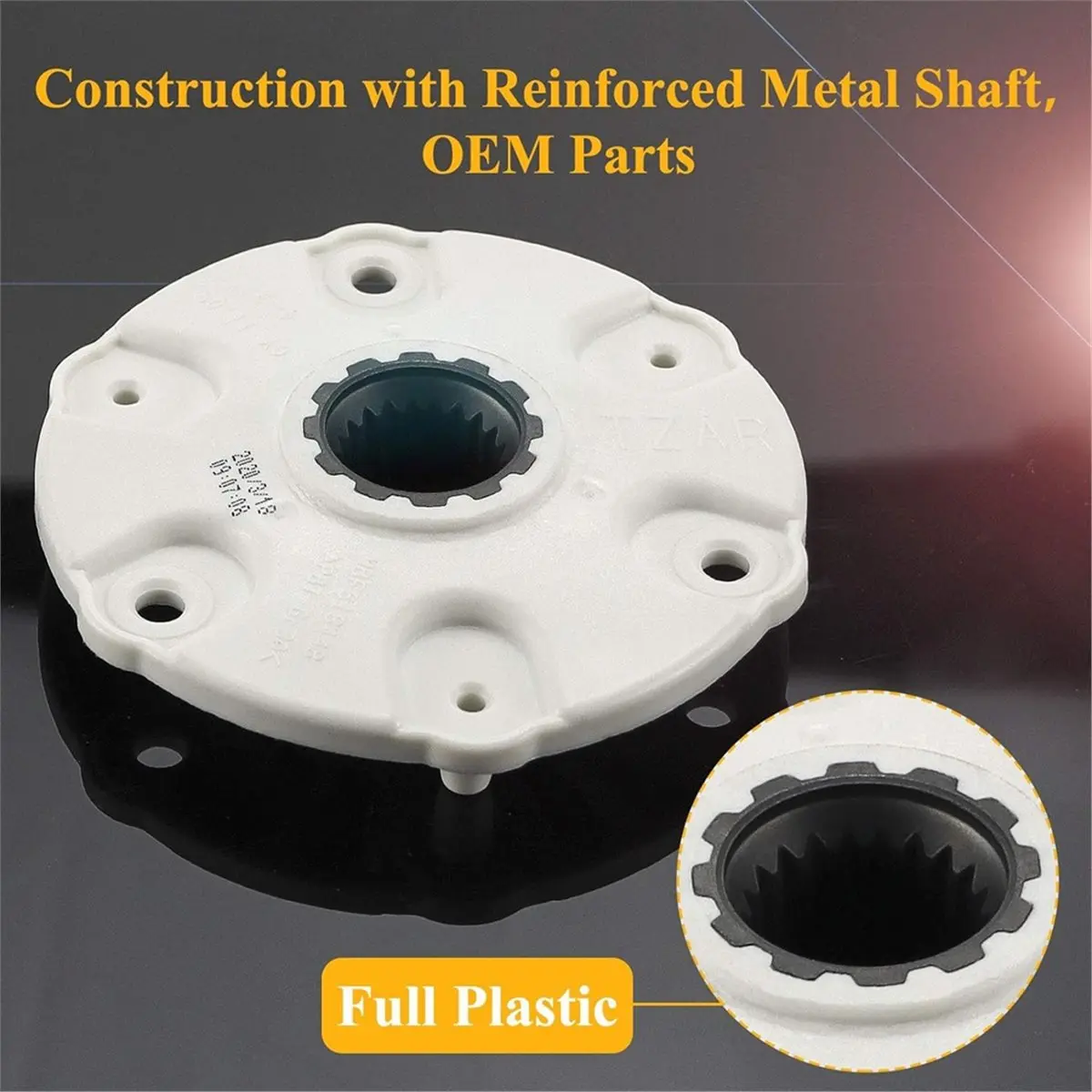 (ABZD) 4413ER1003B Conjunto de Cubo do Rotor da Lavadora para LG Kenmore - Substitui MBF618448 e Mais