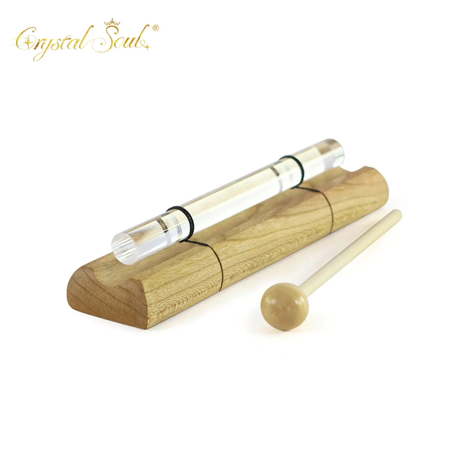 

CrystalSoul Crystal Sound Bundle Clear 440Hz Yoga Meditation Healing Chimes Stress Relieving Musical Instruments