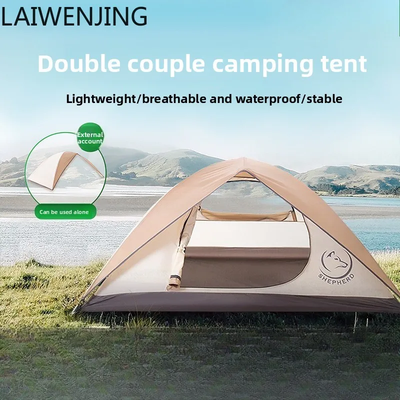 

SGF camping double tent light folding camping anti-mosquito easy to set up tent