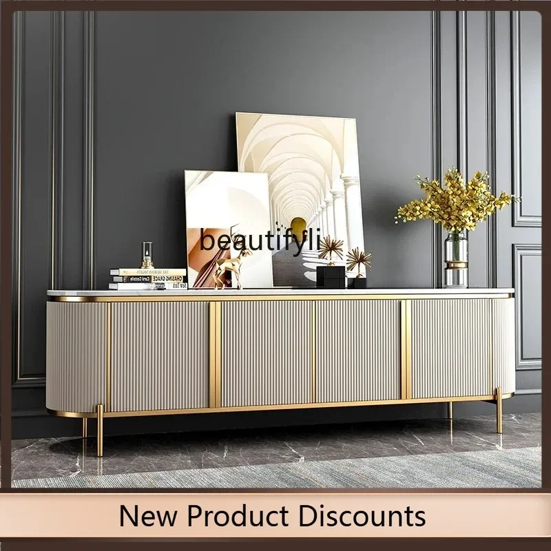 

K185 American Coffee Table Combination Modern Minimalist Living Room Film and Television Cabinet Small Apartment TV Floor Cabine