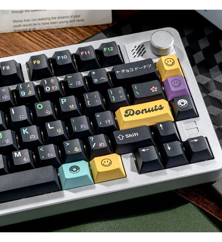 Keycap personality sublimation magnetic axis customization original factory adaptation Wooting/MaiCong and other black