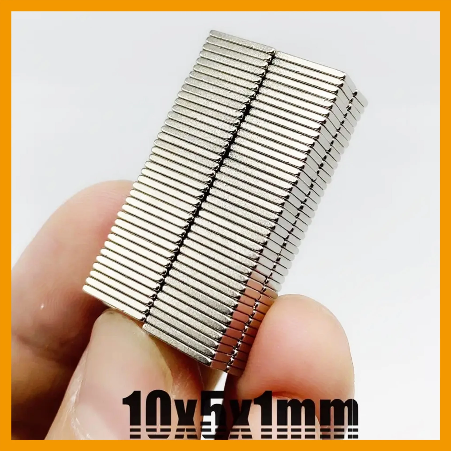 20-1000pcs 10x5x1mm Magnet Square Block Thin Craft Office Science Whiteboard Refrigerator Fridge Diy 10*5*1mm Magnet Accessory