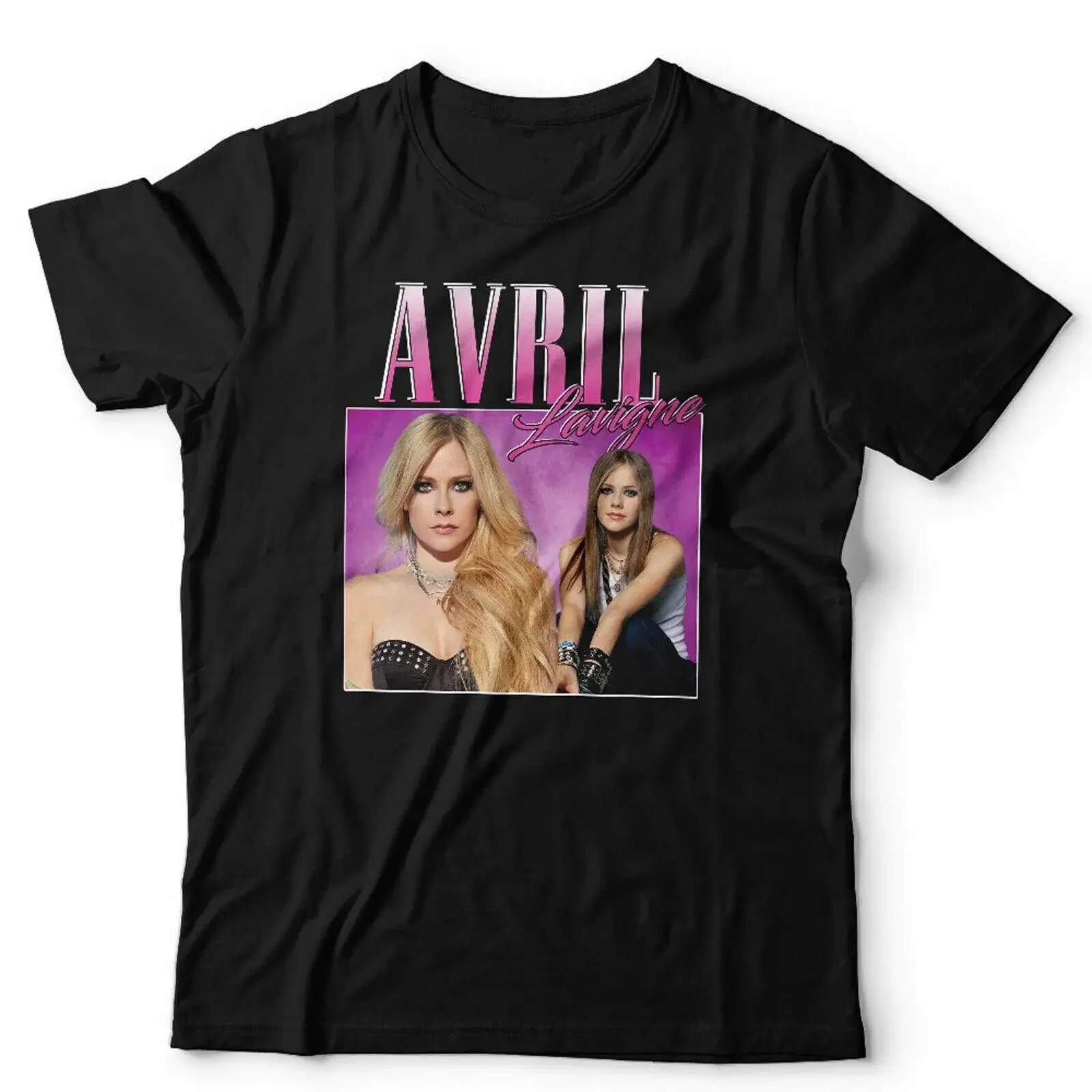Avril Lavigne Appreciation T Shirt Kids Homage Throwback Stag Hen Do vintage Washed Versatile Soft Casual Unisex