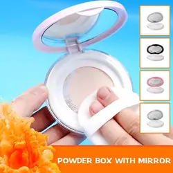 Empty Air Cushion Puff Box Portable Cosmetic Makeup Case Container With Powder Sponge Mirror For Bb Cream Foundation Diy Bo K7D8