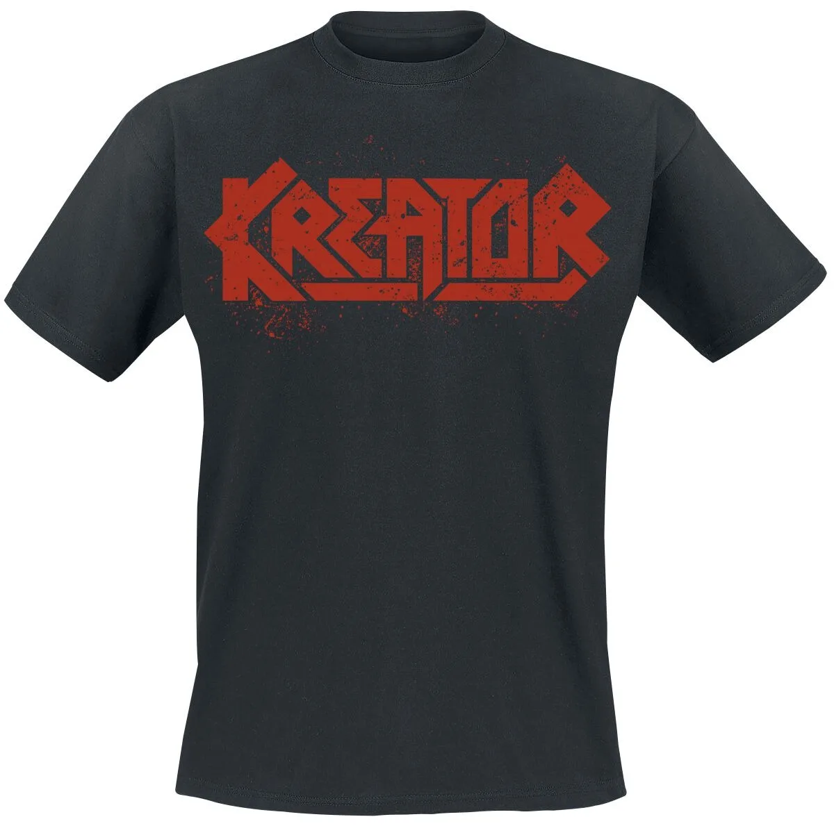 Kreator Band Dupla Face Hate Über Alles Camiseta estampada, 100% algodão casual camiseta neutra, thrash metal streetwear para homens e mulheres