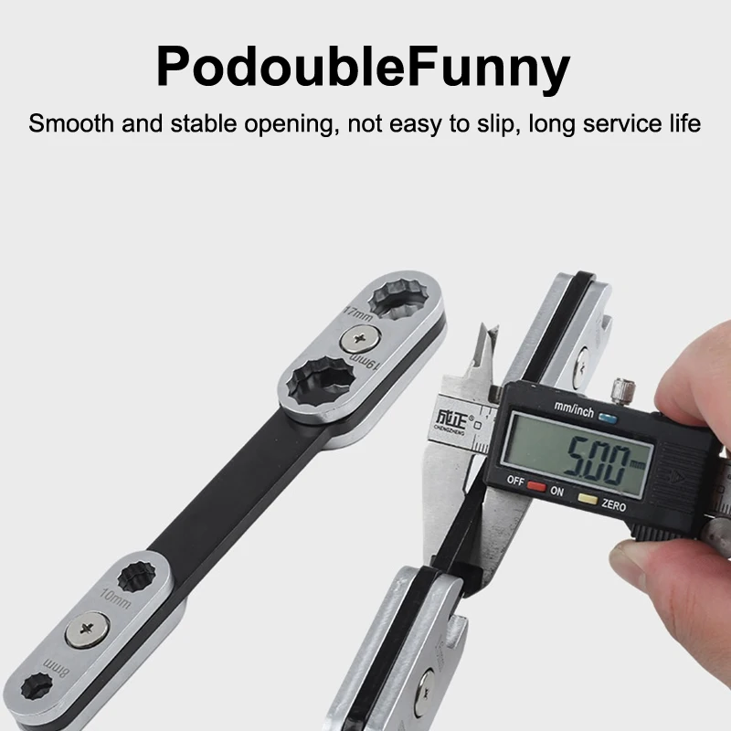 

8, 10, 12, 16, 19 мм, 8 в 1, 360 ° Вращающийся комбинированный ключ, метрическое кольцо с цветком сливы, ключ для ремонта дома и автомобилей, ручные инструменты