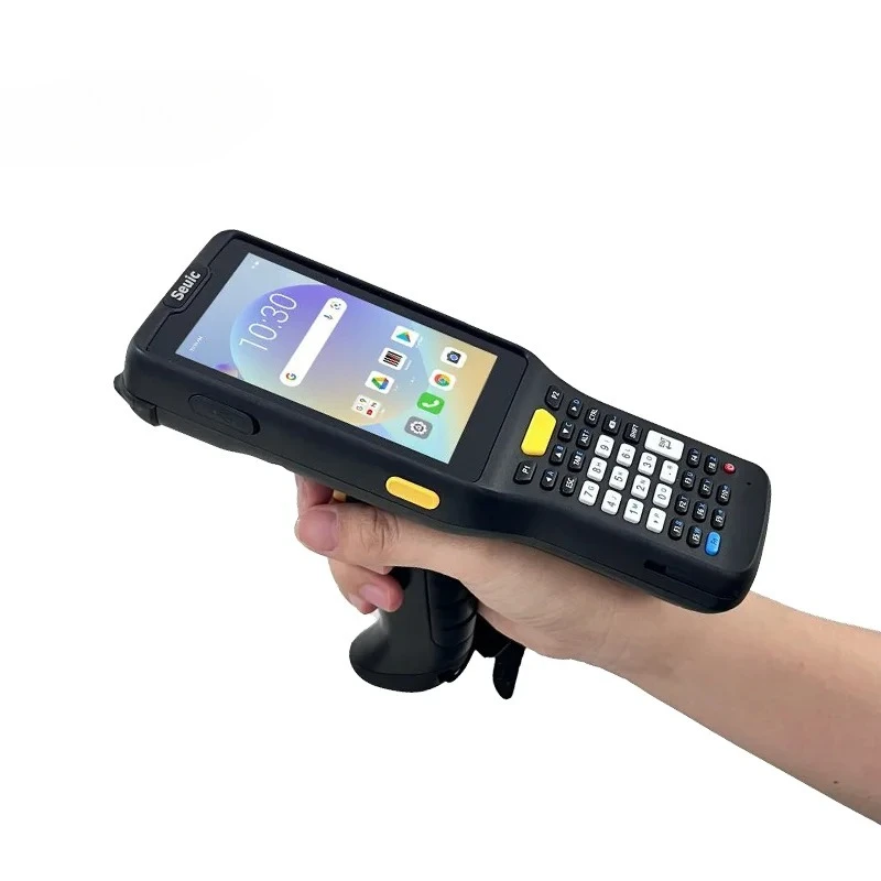 Handheld Android Barcode PDA Terminal, 1D 2D QR Code Scanner For Warehouse Supermarket Use