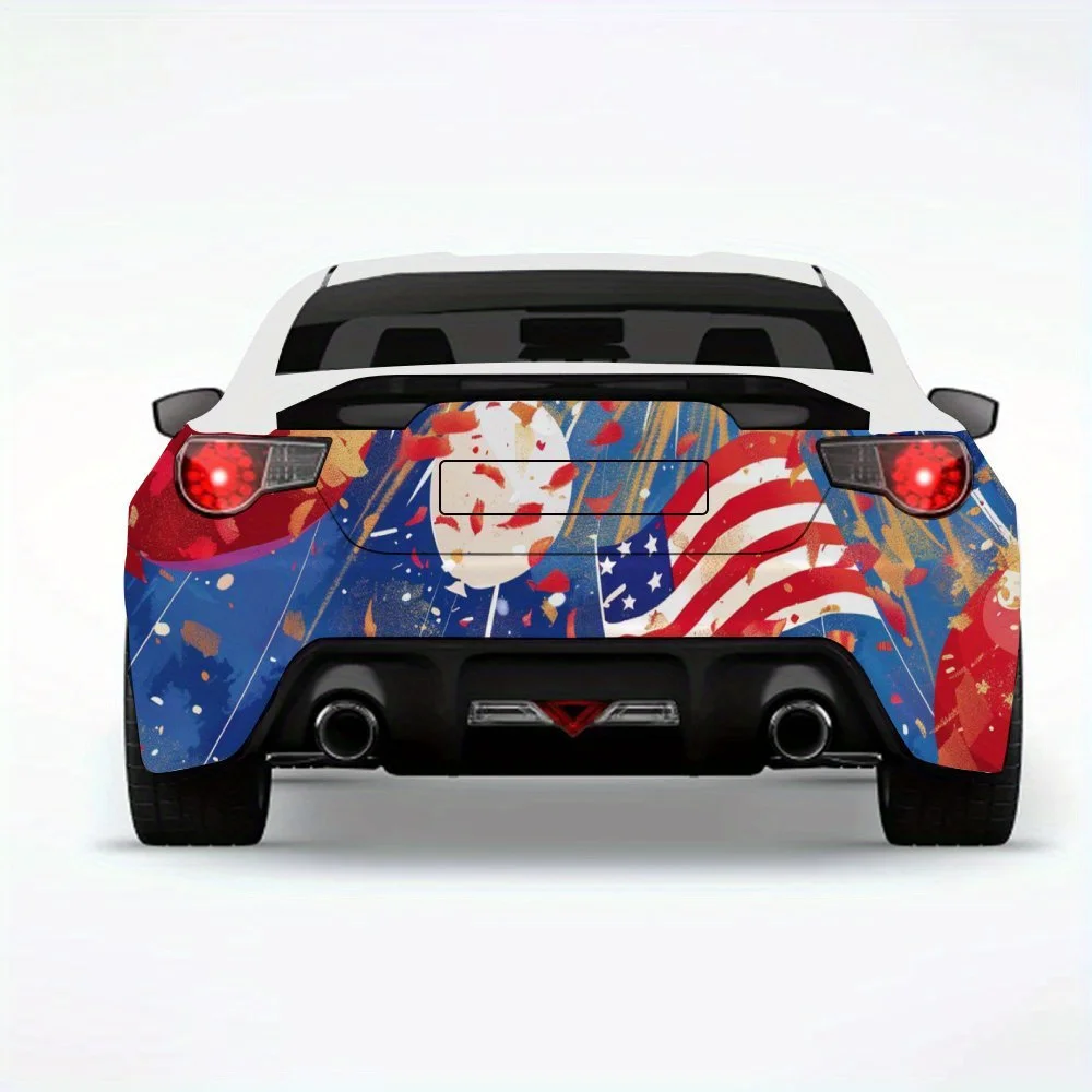 

Flag Balloon Car Decal,Vinyl Decal for Car Rear, Waterproof Self-Adhesive Vinyl Stickers for Vehicle Tail and Bumper,