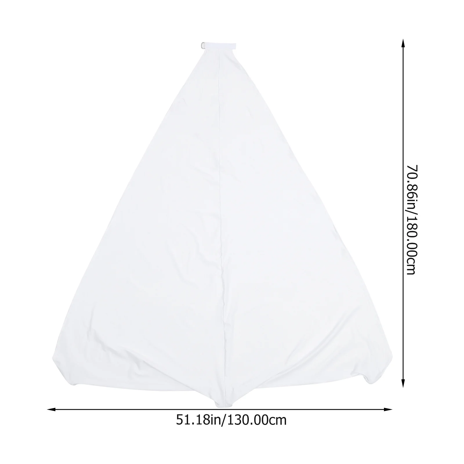 Copertura per supporto per altoparlante in poliestere da 2 pezzi Design semplice ed elegante per concerti di matrimoni sul palco Copertura ombreggiante durevole Uso per spettacoli dal vivo