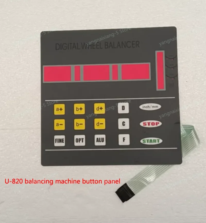 For Unite Wheel Balancer Accessories U-820 Balancing Machine Keyboard Panel Control Panel