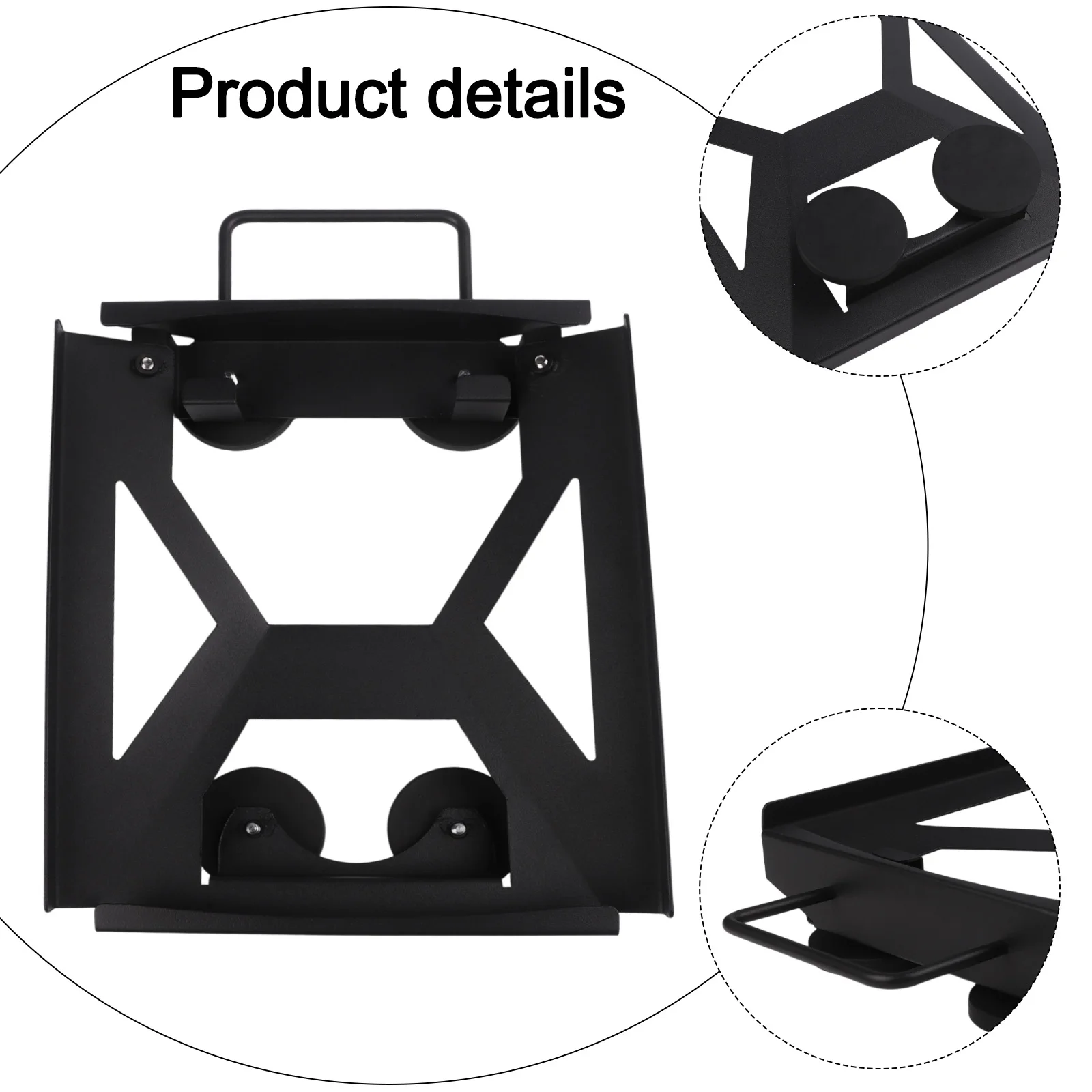 

1pcs Black Roof Bracket For Starlink Mini Magnetic Car Roof Mount For Rv Roof Mount Trailer Roof Rack Car Accessories