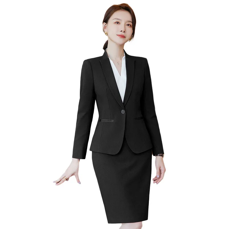 Business Suit Women2024Spring and Autumn New Lawyer Business Wear Formal Wear Temperament Civil Servant Interview Work Clothes