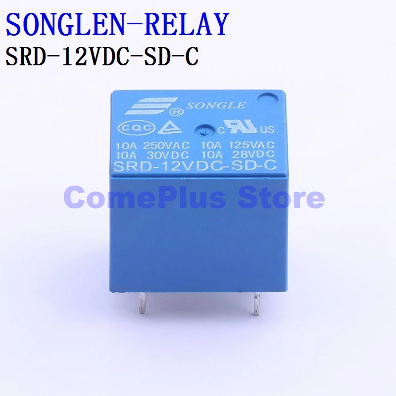 

5PCS SRD-12VDC-SD-C SRD-24VDC-SD-C SONGLEN RELAY Power Relays