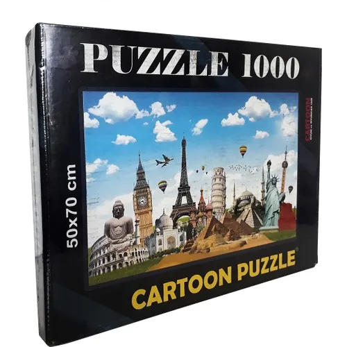 Cartoon 1000 Piece Jigsaw Puzzle World Architectures